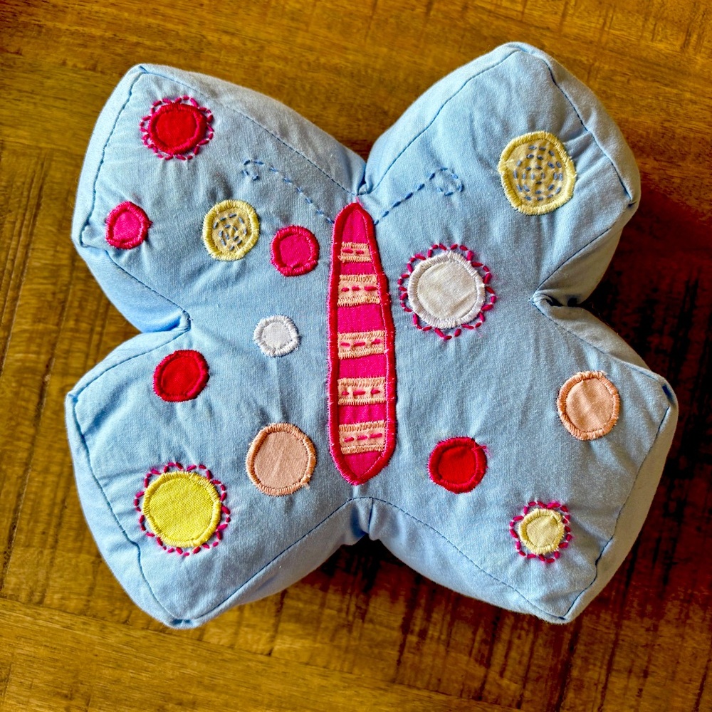 Pottery Barn Kids Sophie Butterfly Pillow